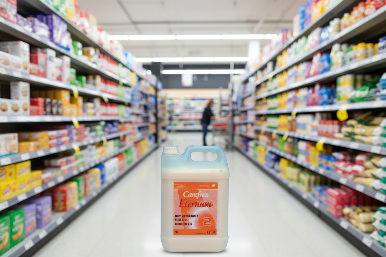 2 x Carefree Eternum Low Maintenance High Gloss Floor Polish 5L