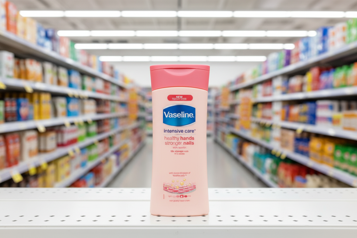 6 x Vaseline Healthy Hands Stronger Nails Hand Cream 200 Ml