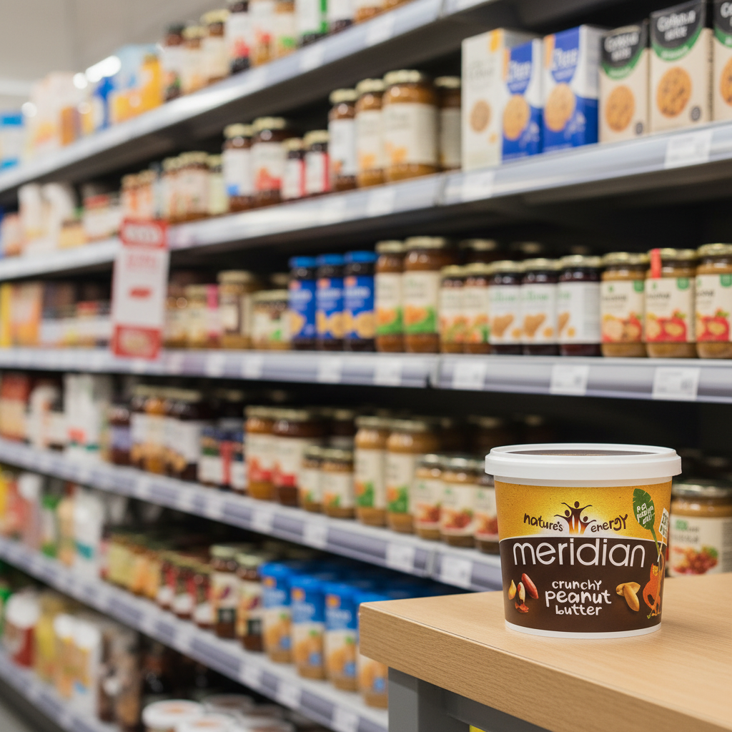Meridian Crunchy Peanut Butter 1Kg