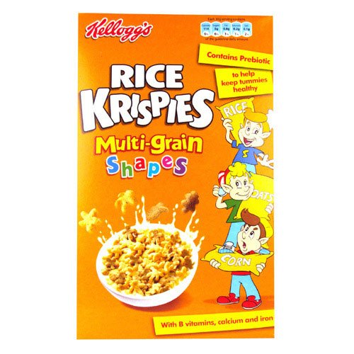 8 x Kellogg's Rice Krispies Multigrain Shapes 350G