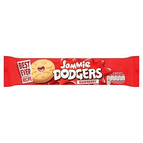 18 x Jammie Dodgers 8 Biscuits Raspberry Flavour 140G