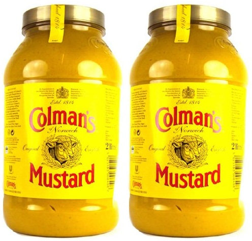 2 x Colman's Original English Mustard 2.4Kg