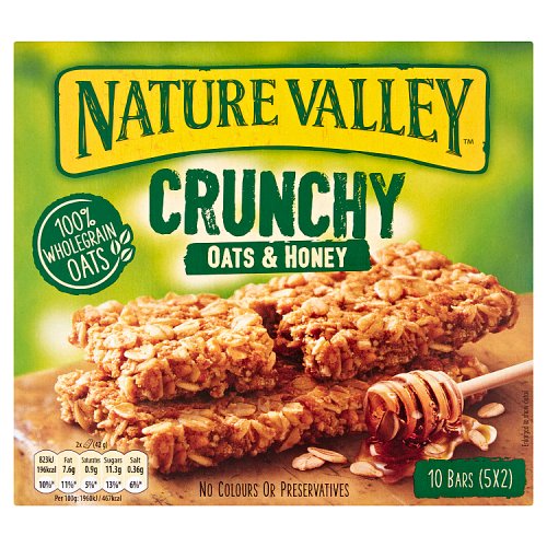 5 x Nature Valley Crunchy Oats & Honey 5 X 42G (210G)