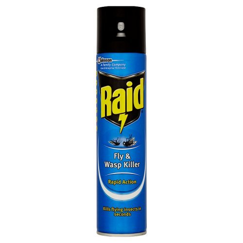 6 x Raid Rapid Action Fly & Wasp Insect Killer 300Ml