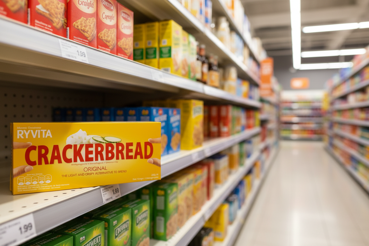 8 x Ryvita Original Crackerbread 200G