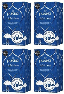 4 x Pukka Organic Night Time Herbal Tea 20 S