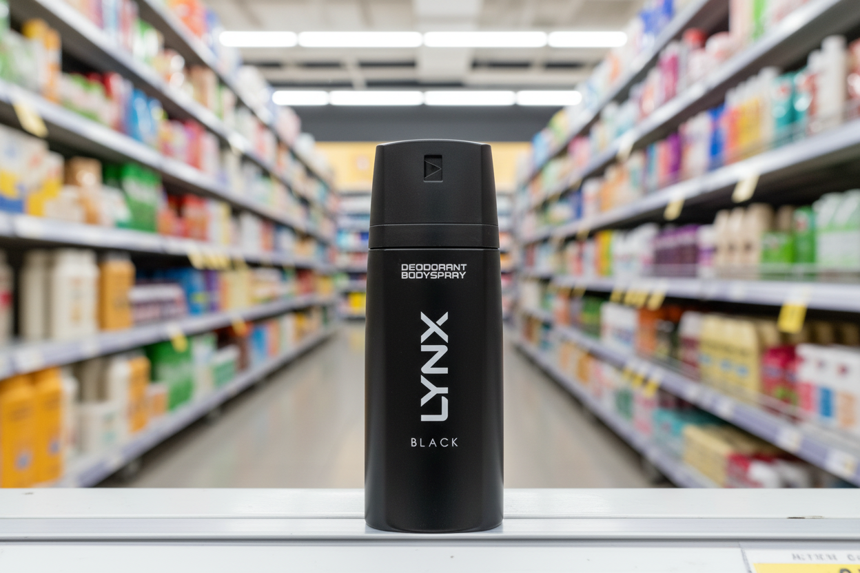 6 x Lynx  Aerosol Bodyspray Black 150 Ml