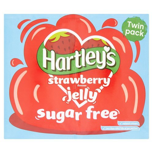 12 x Hartley's Strawberry Flavour Jelly Sugar Free Twin Pack 23G