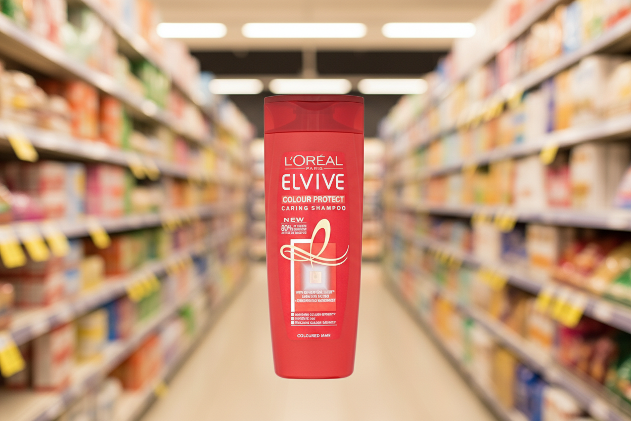 6 x L Oreal Paris Shampoo By Elvive Colour Protect For Coloured Or Highlighted Hair 400Ml