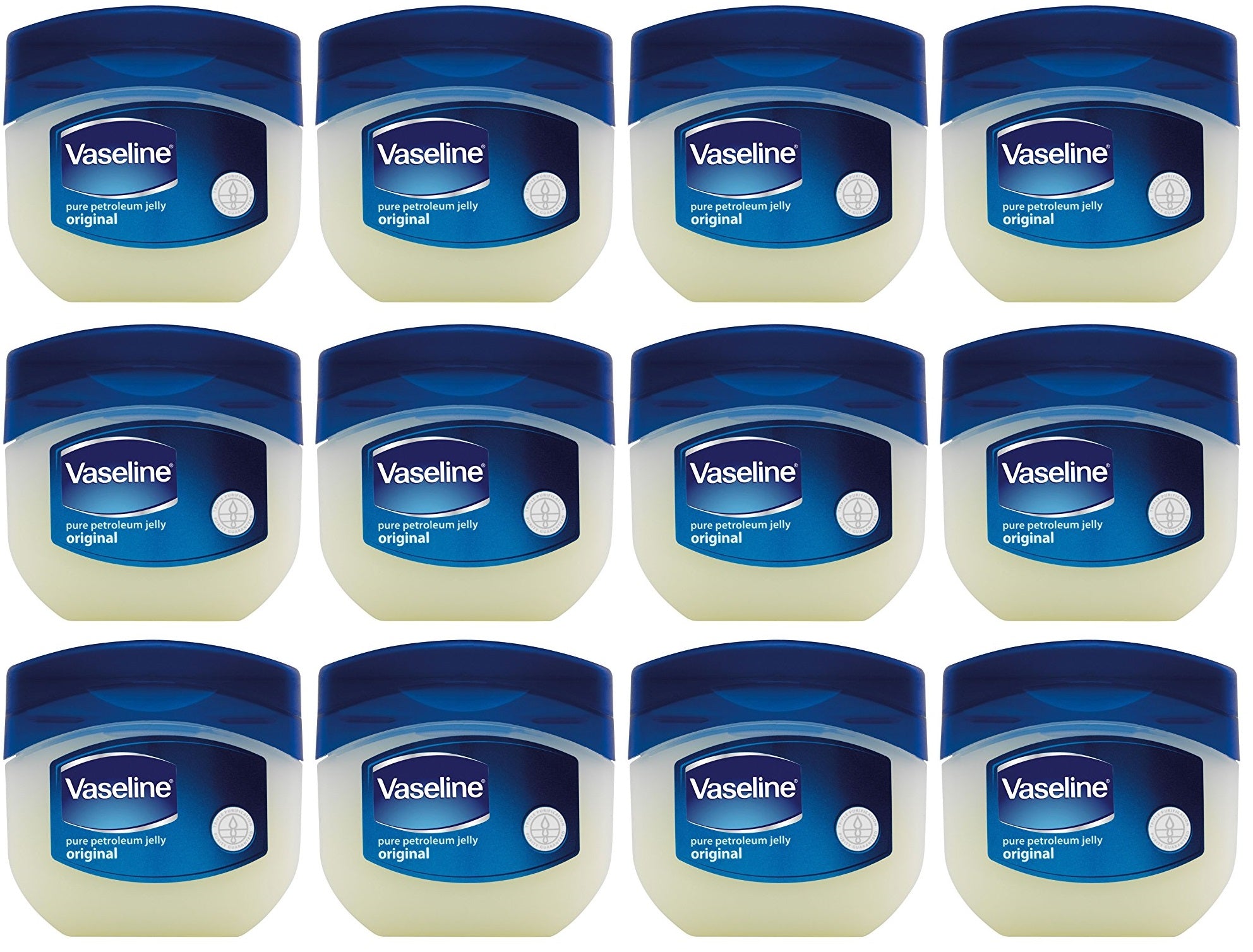 12 x Vaseline  Petroleum Jelly Original 100 Ml