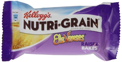 24 x Kellogg's Nutri-Grain Bakes Raisin 45G