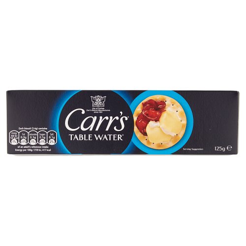 12 x Carr's Table Water 125G