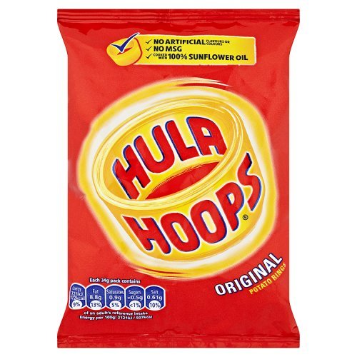 32 x Hula Hoops Original Crisps 34G