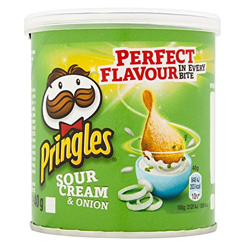 12 x Pringles Sour Cream & Onion 40G