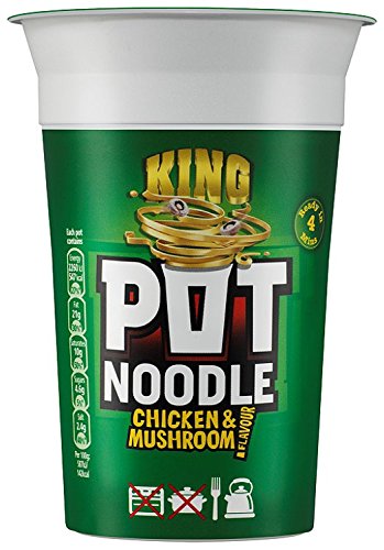 12 x Pot Noodle  King Pot Chicken & Mushroom 114 G