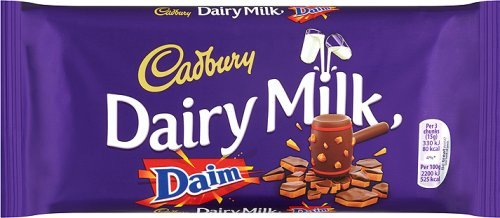 18 x Cadbury Dairy Milk Daim 120G