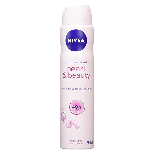 6 x Nivea Pearl & Beauty Anti-Perspirant Deodorant Spray 250Ml