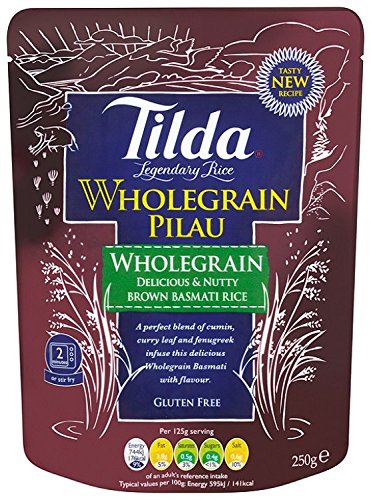 6 x Tilda Wholegrain Pilau Rice 250G