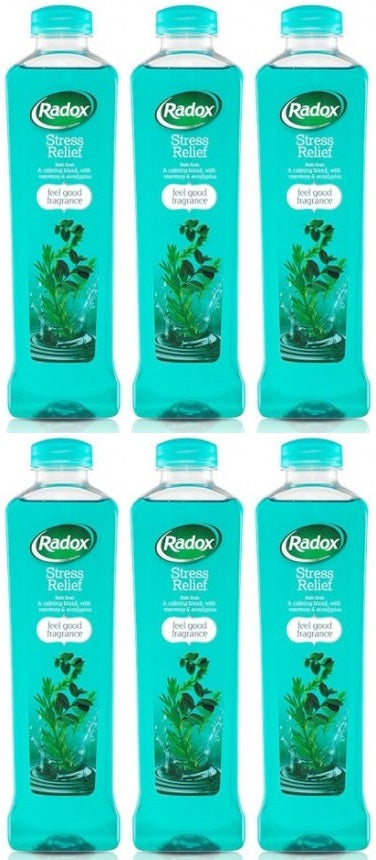 6 x Radox  Bath Soak Stress Relief 500 Ml