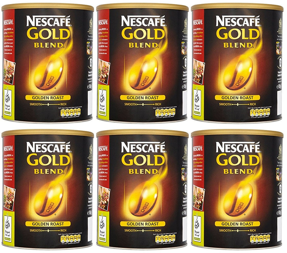 6 x Nescafé Gold Blend 750G