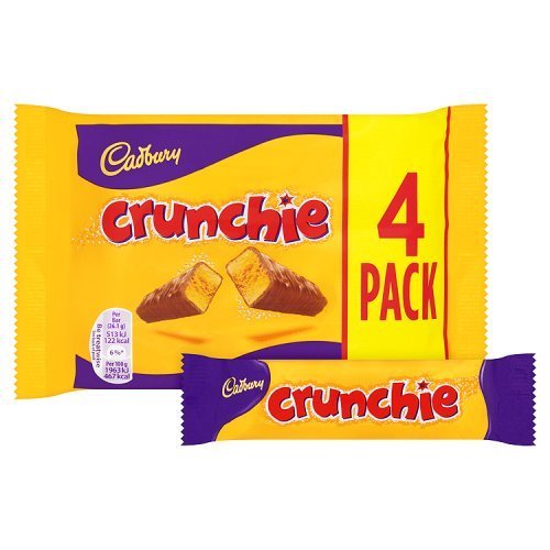 10 x Cadbury Crunchie Bars 4 X 26.1G (104.4G)