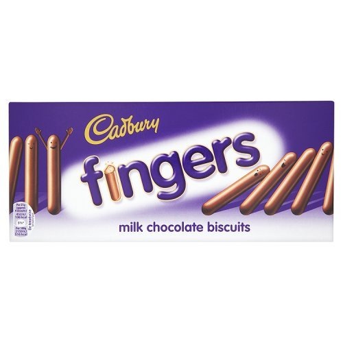 20 x Cadbury Dairy Milk Fingers Milk Chocolate Biscuits 114G