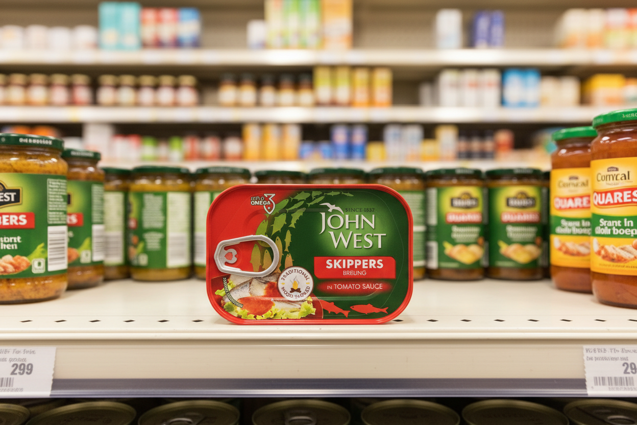 12 x John West Skippers Brisling In Tomato Sauce 106G