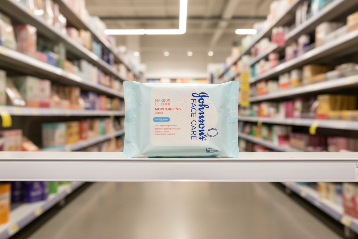 6 x Johnsons Make-Up Be Gone 5-In-1 Moisturising Cleansing Wipes 25 Wipes