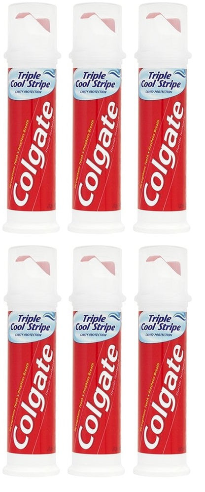 6 x Colgate Cool Stripe Toothpaste 100Ml