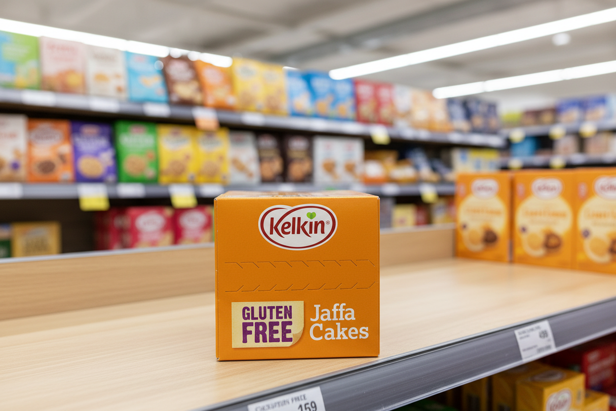 12 x Kelkin Gluten Free Jaffa Cakes 150G