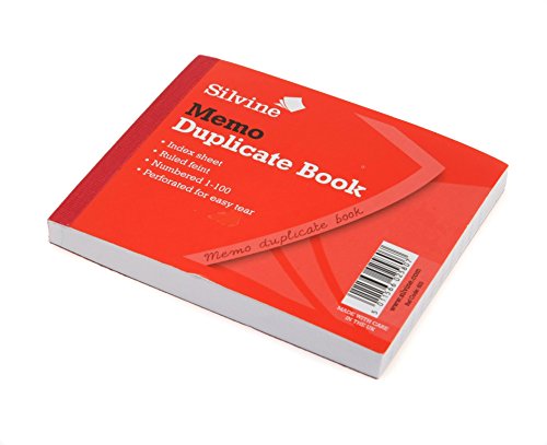 12 x Silvine Memo Duplicate Book