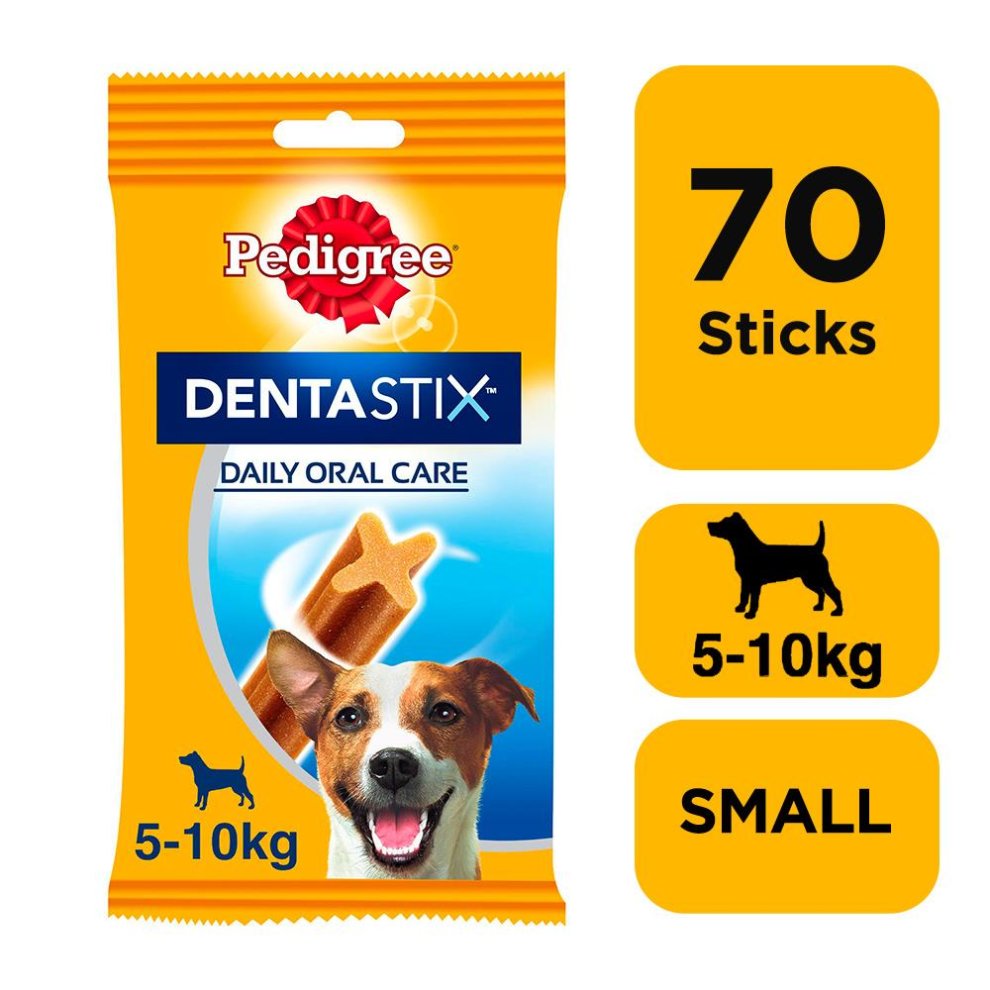 10 x Pedigree Dentastix Daily Fresh Large 25Kg+ 4 Sticks 154G