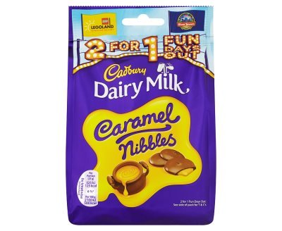 10 x Cadbury Dairy Milk Caramel Nibbles 120G