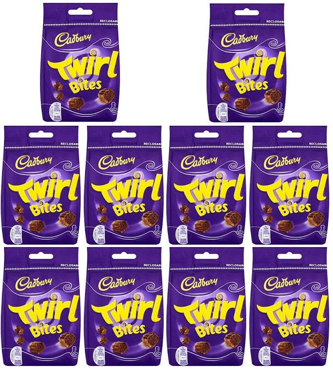 10 x Cadbury Twirl Bites 109G