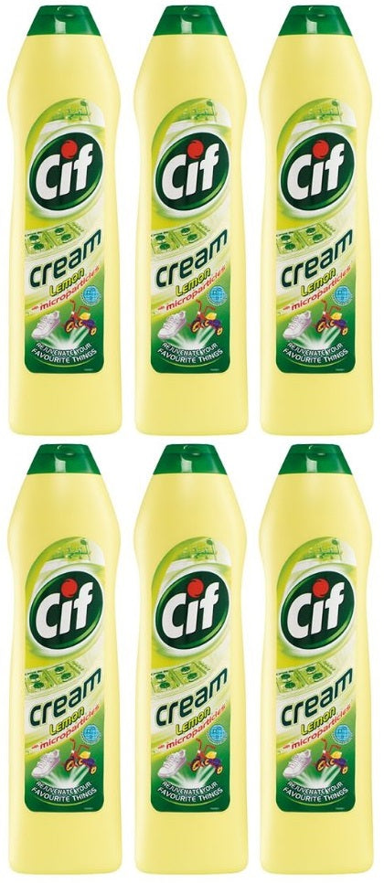 6 x Cif Pro Formula Professional Cream Lemon 2L