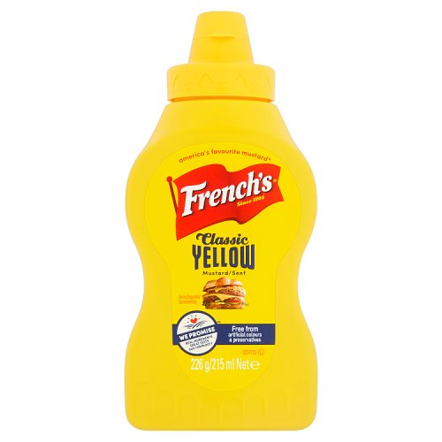 8 x French's Classic Yellow Mustard 226G