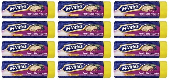 12 x Mcvitie's Fruit Shortcake Biscuits 200G