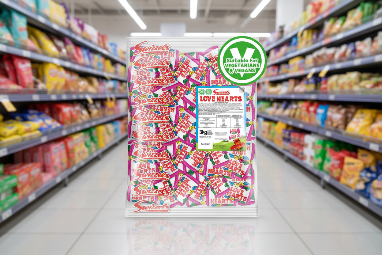 2 x Swizzels Love Hearts Mini Rolls