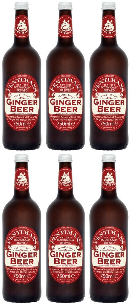 6 x Fentimans Ginger Beer 750Ml