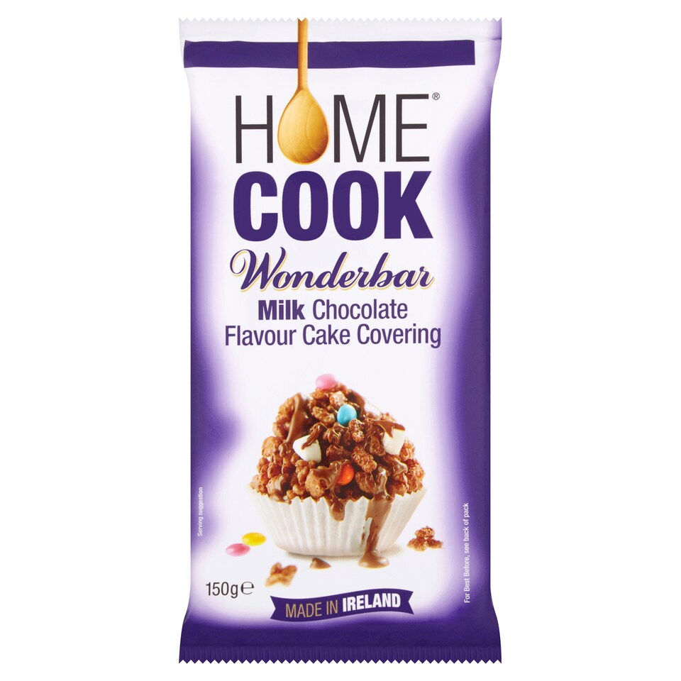 20 x Homecook Wonderbar Milk Chocolate Flavour Cake Covering 150G