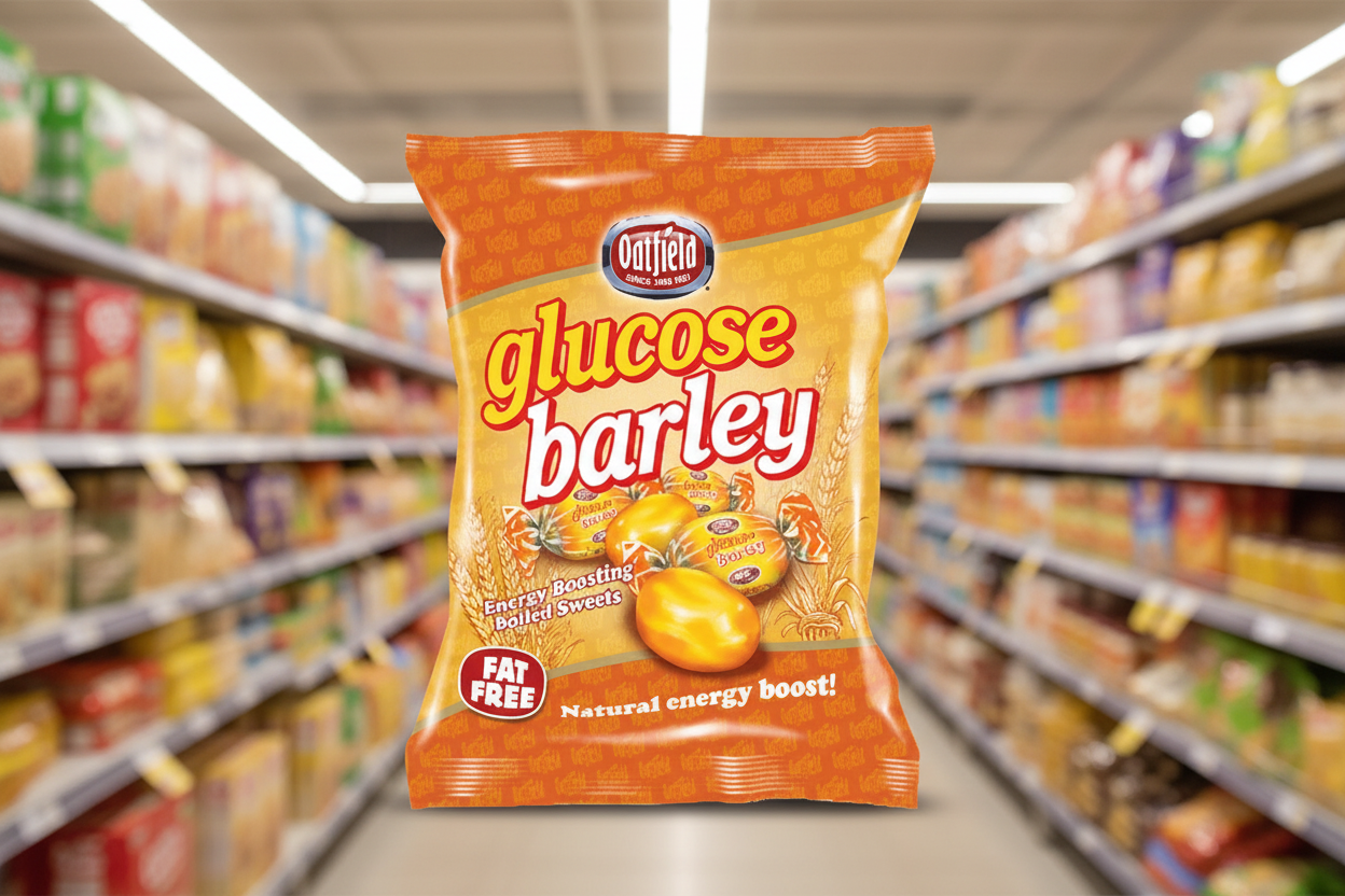 15 x Oatfield Glucose Barley Flavoured Boiled Sweets 150G