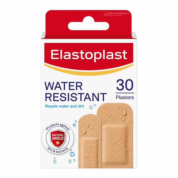 10 x Elastoplast Water Resistant 30 Plasters