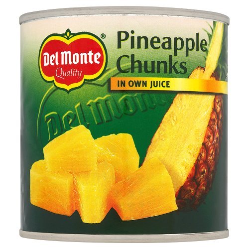 12 x Del Monte Pineapple Chunks In Juice 435G