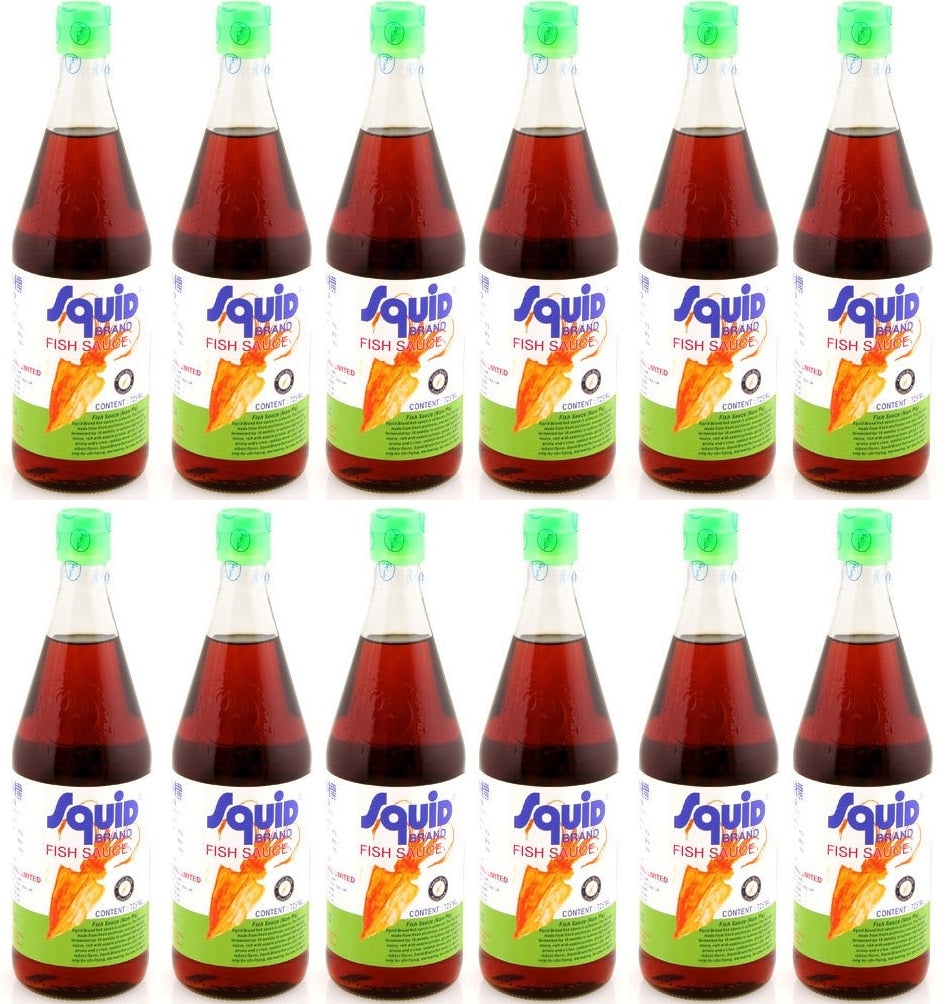 12 x Squid Brand Fish Sauce 725Ml