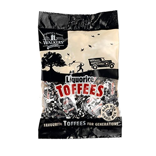 12 x Walker's Nonsuch Liquorice Toffees 150G