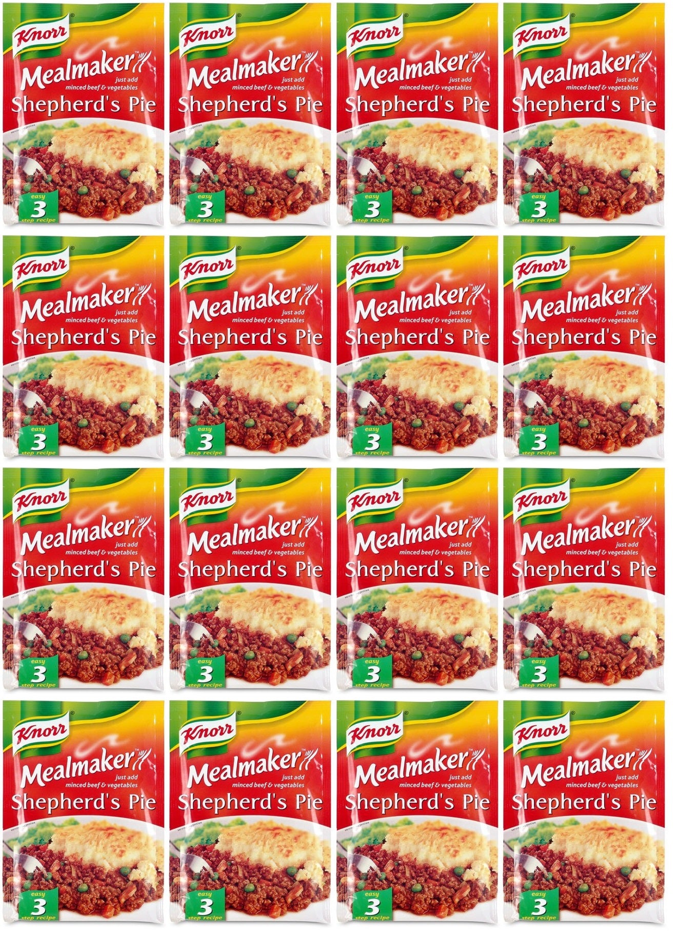 16 x Knorr Mealmaker Shepherds Pie 42G