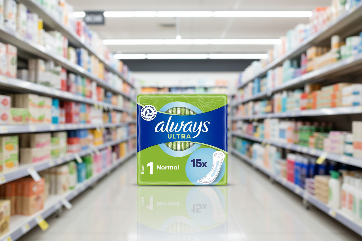 16 x Always Ultra Day Sanitary Towels Normal (Size 1)  15 Pads