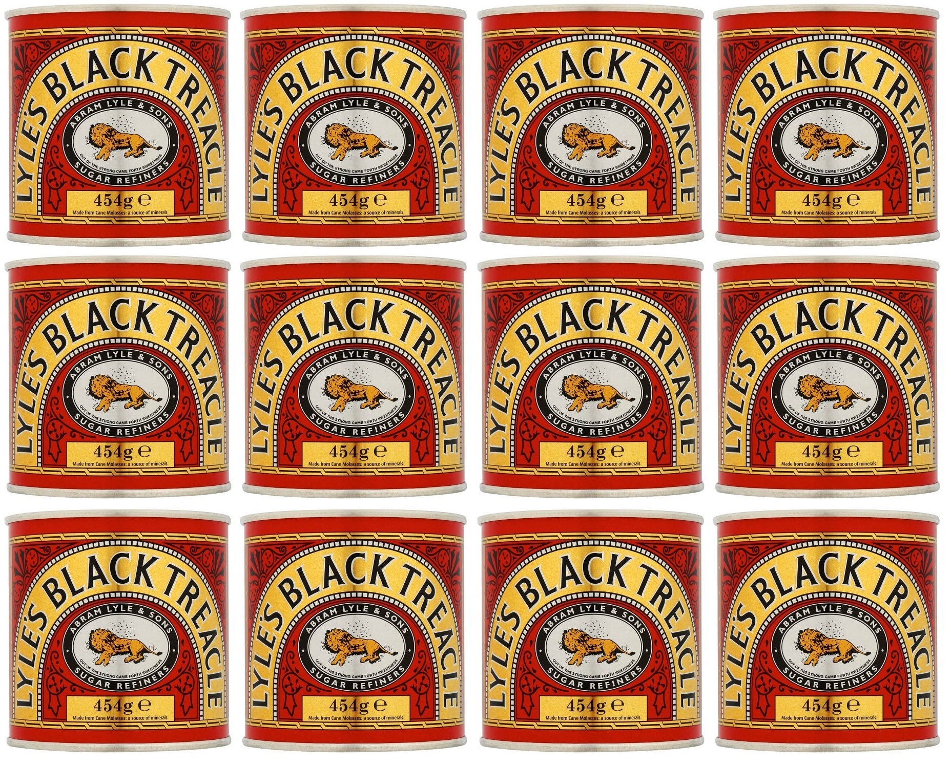 12 x Tate & Lyle Black Treacle 454G