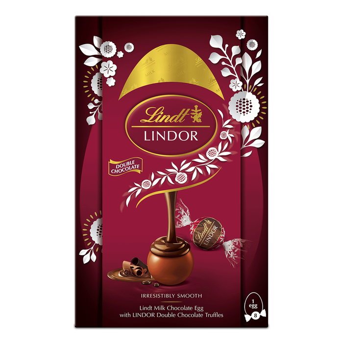 4 x Lindt Egg With Lindor Double Chocolate Truffles - 260GM