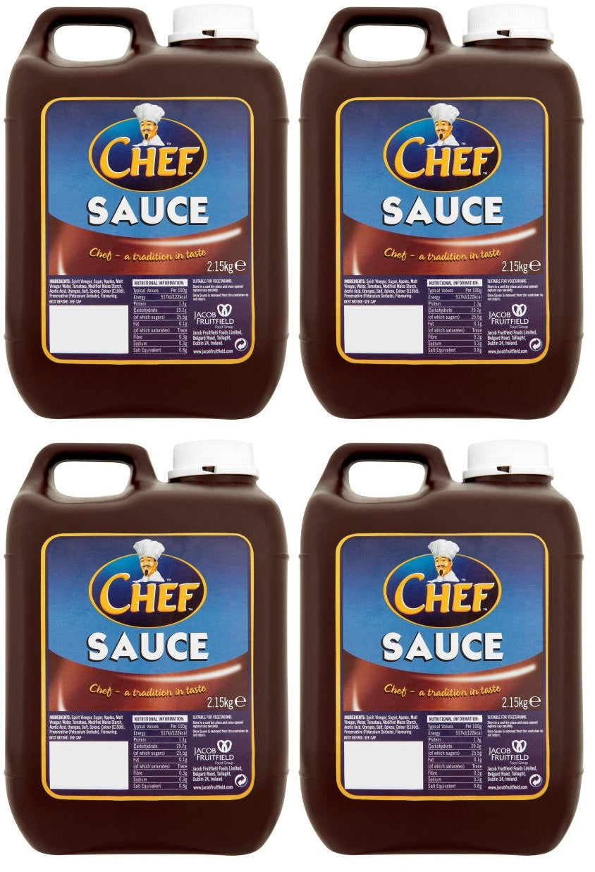 4 x Chef Sauce 2.15 Kg